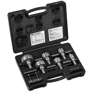 Klein Tools Industrial Hole Saw Kit: 8 Pc, 2-1/2 to 7/8" Dia Steel 31873 - 51653723
