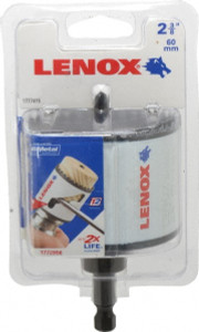 Lenox Hole Saw: 2-5/8" Saw Dia, 1-1/2" Cut Depth Bi-Metal, Toothed Edge 1772956 - 48788533