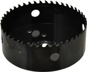 Starrett Hole Saw: 4-3/4" Saw Dia, 1-5/8" Cut Depth Carbide Tipped, Toothed Edge 65642 - 86460607