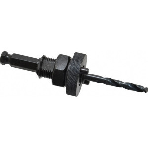 Lenox Hole Saw Arbor: 6" Saw Dia, Straight Shank, Drill Pilot 13 mm Min Chuck, Quick-Change Attachment 1779802 - 63360622