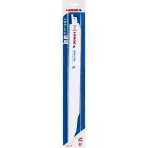 Lenox Reciprocating Saw Blade: 12" Long, Bi-Metal Straight 20373106R5 - 51554574