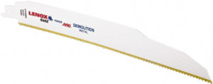 Lenox Reciprocating Saw Blade: Bi-Metal Tapered, Universal Shank 21089960GR - 69728350