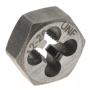 Precise Hex Rethreading Die: #12-28, Right Hand, Carbon Steel 22172 - 45651569