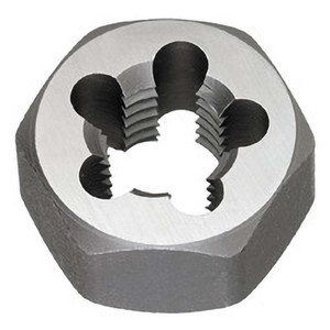 Titan USA Hex Rethreading Die: M8 x 1.25 Thread, Right Hand, 1" Hex, Carbon Steel TE80606 - 33135989