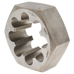 Value Collection 1-1/2 - 11 BSPT x 3-1/8" OD Hex Pipe Die Carbon Steel 365-3832 - 79772398 Value Collection 1-1/2 - 11 BSPT x 3-1/8" OD Hex Pipe Die Carbon Steel 365-3832 - 79772398