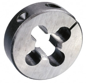 Cle-Line Round Die: M2.5x0.45, High Speed Steel Adjustable, Right Hand Thread, Series 0710M C65721 - 71352983