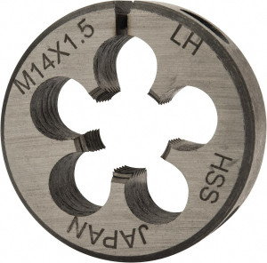 Value Collection Round Die: M14x1.5, High Speed Steel Adjustable, Left Hand Thread 314-4732 - 09037870