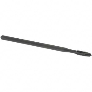 OSG Extension Tap: 10-32, 2 Flutes, H3, Oxide Finish, High Speed Steel, Spiral Point Plug, 4" OAL, 7/8" Thread Length, 2B Class of Fit 1294701 - 44160018