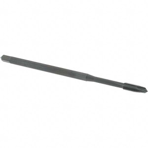 OSG Extension Tap: 10-32, 3 Flutes, H3, Oxide Finish, Vanadium High Speed Steel, Spiral Point Plug, 4" OAL, 1.312" Thread Length, 2B & 3B Class of Fit 1764701 - 64183171