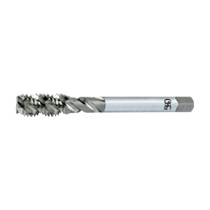 OSG Extension Tap: 6-32, 2 Flutes, H3, Bright/Uncoated, High Speed Steel, Spiral Flute Bottoming, 6" OAL, 11/16" Thread Length, 2B Class of Fit 1296500 - 64163561