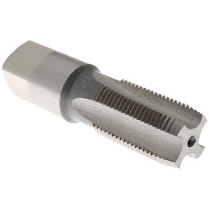 Value Collection British Standard Pipe Tap: 3/8-19 G(BSP), Plug Chamfer, 4 Flutes High Speed Steel, Bright Finish JY79772638 - 79772638