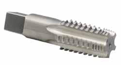 Reiff & Nestor 2 - 11-1/2 NPTF, 7 Flutes, Bright Finish, HSS, Interrupted Thread Pipe Tap 1-7/8 Inch Shank Dia, 1-3/4 Inch Thread Length, 1-1/8 Inch Square Length, 1.40" Square Size, Regular Hook, 0.667 Inch Projection, Series 114DS 46744 - 05959036