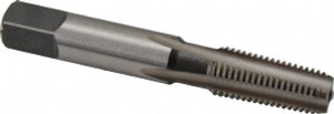 Cleveland Twist Drill Standard Pipe Tap: 1/16-27, NPTF, 4 Flutes, High Speed Steel, Bright/Uncoated 11/16" Thread Length, 2-1/8" OAL C64058 - 40232225