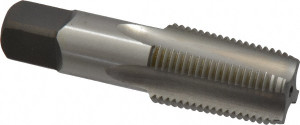 Kennametal Standard Pipe Tap: 1/2-14, NPT, 4 Flutes, High Speed Steel, Bright/Uncoated 1.656" Thread Length, 3.13" OAL 1542947 - 88138144