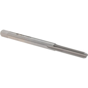 HeliCoil Hand STI Tap: M2.5 x 0.45 Metric Course, D2, 3 Flutes, Bottoming Chamfer 15.88 mm Thread Length, 49.21 mm OAL, High Speed Steel, Bright Finish 2093-2.5 - 64040462