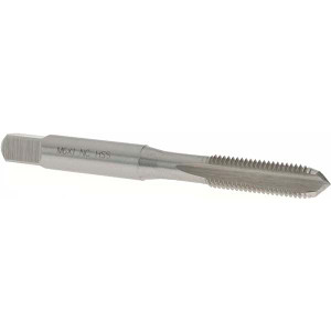 Value Collection Hand STI Tap: M6 x 1 Metric Course, D2, 3 Flutes, Plug Chamfer 2-23/32" OAL, High Speed Steel, Bright Finish -22442-6 - 61430609