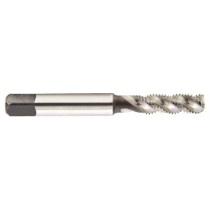 HeliCoil M2.2x0.45 Metric Coarse/EGM, 2 Flute, Bottoming Chamfer, Bright Finish, High Speed Steel Spiral Flute STI Tap Right Hand Flute, 1-7/8" OAL, 3.58mm Shank Diam, 9/16" Thread Length, 5H Class of Fit 4681-2.2 - 84419431