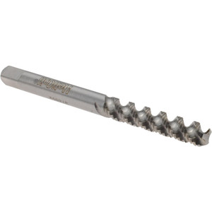 HeliCoil M4x0.70 Metric Coarse/EGM, 3 Flute, Bottoming Chamfer, Bright Finish, High Speed Steel Spiral Flute STI Tap Right Hand Flute, 2-3/8" OAL, 4.93mm Shank Diam, 7/8" Thread Length, 5H Class of Fit 4681-4 - 99186322