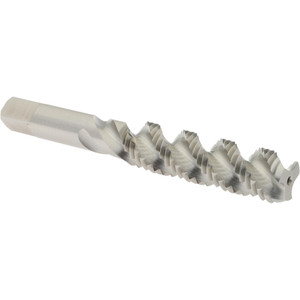 Hertel M10x1.50 Metric Coarse/EGM, 3 Flute, 52° Helix, Bottoming Chamfer, Bright Finish, High Speed Steel Spiral Flute STI Tap 3-3/8" OAL K007367AS - 87151841
