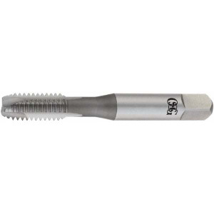 OSG Spiral Point STI Tap: M10 x 1.5 Metric, 3 Flutes, Plug, High Speed Steel, Bright/Uncoated 3-3/8" OAL, 1-21/32" Thread Length, D4, 6H Class of Fit, Series 127 12700800 - 48905426