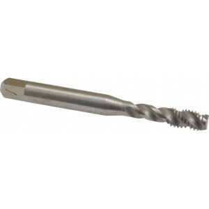 Balax Spiral Flute Tap: M6x1.00 Metric Coarse, 3 Flutes, Modified Bottoming, 4H Class of Fit, Powdered Metal, Bright/Uncoated 0.83" Thread Length, 2-1/2" OAL, Right Hand Thread, D5, Series BX200 43055-010 - 32052094