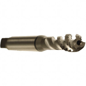 EMUGE-FRANKEN Spiral Flute Tap: M8x1.25, Metric, 3 Flute, Modified Bottoming, 6H Class of Fit, Cobalt, GLT-1 Finish 14.00 mm Thread Length, 90.00 mm OAL, Right Hand Flute, Right Hand Thread, Series Enorm B099C400.0080 - 77168946
