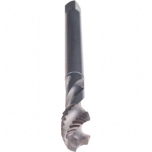 EMUGE-FRANKEN Spiral Flute Tap: M12x1.50 Metric Fine, 4 Flutes, Modified Bottoming, 6H Class of Fit, Cobalt, Oxide Coated 15 mm Thread Length, 100 mm OAL, Right Hand Thread, Series Enorm C0503200.0303 - 83190579