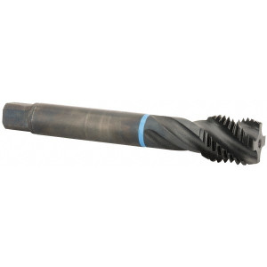 EMUGE-FRANKEN Spiral Flute Tap: M30x3.50 Metric Coarse, 4 Flutes, Modified Bottoming, 6H Class of Fit, Cobalt, Oxide Coated 35 mm Thread Length, 7.087" OAL, Right Hand Thread, Series Enorm-VA C0503200.0130 - 02251601