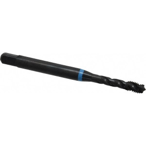 EMUGE-FRANKEN Spiral Flute Tap: M5x0.80 Metric Coarse, 3 Flutes, Modified Bottoming, 6H Class of Fit, Cobalt, Oxide Coated 8 mm Thread Length, 70 mm OAL, Right Hand Thread, Series Enorm-VA B0503200.0050 - 40011090