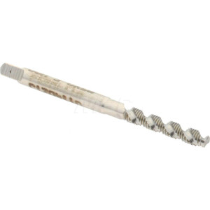 Hertel Spiral Flute Tap: M3x0.50 Metric Coarse, 2 Flutes, Bottoming, 6H Class of Fit, High Speed Steel 1-15/16" OAL, Right Hand Thread, D3 K027651AS - 77428209
