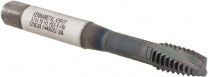 Kennametal Spiral Flute Tap: 5/16-18 UNC, 2 Flutes, Modified Bottoming, 3B Class of Fit, Vanadium High Speed Steel, AlCrTiN Coated 12.4 mm Thread Length, 2-23/32" OAL, Right Hand Thread, H3, Series T692 5708328 - 57449001