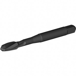 Kennametal Spiral Flute Tap: M2.5x0.45 Metric Coarse, 2 Flutes, Plug, 6H Class of Fit, Vanadium High Speed Steel, Oxide Coated 12.7 mm Thread Length, 1-13/16" OAL, Right Hand Thread, D3, Series T690 5705430 - 57456121