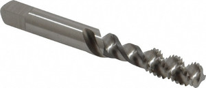 Kennametal Spiral Flute Tap: M8x1.25 Metric Coarse, 3 Flutes, Bottoming, 6H Class of Fit, Vanadium High Speed Steel, Bright/Uncoated 0.685" Thread Length, 2-23/32" OAL, Right Hand Thread, D5 4130448 - 88416508