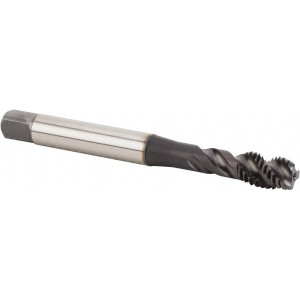 Kennametal Spiral Flute Tap: M8x1.25 Metric, 3 Flutes, Modified Bottoming, 6HX Class of Fit, Powdered Metal, TiN/CrC/C Coated 13 mm Thread Length, 90 mm OAL, Right Hand Thread, Series T631 4026182 - 76268978