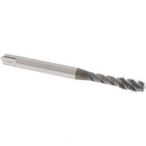 OSG Spiral Flute Tap: #10-32 UNF, 3 Flutes, Modified Bottoming, 2B Class of Fit, Vanadium High Speed Steel, TICN Coated 2-3/8" OAL, Right Hand Thread, H3, Series 290 2913808 - 84803428