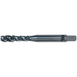 OSG Spiral Flute Tap: #4-40 UNC, 3 Flutes, Modified Bottoming, 2B/3B Class of Fit, Vanadium High Speed Steel, Bright/Uncoated 1-7/8" OAL, Right Hand Thread, H2 2906400 - 64078801