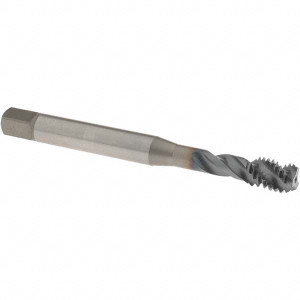 OSG Spiral Flute Tap: 3/8-16 UNC, 3 Flutes, Bottoming, 2B Class of Fit, Powdered Metal, V Coated 12.7 mm Thread Length, 100 mm OAL, Right Hand Thread, H5, Series 16505 1650511708 - 49194376
