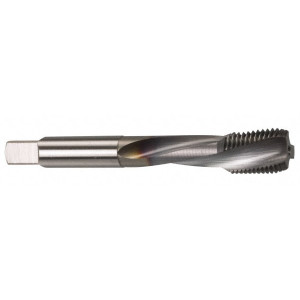 OSG Spiral Flute Tap: M10x1.50 Metric Coarse, 3 Flutes, Modified Bottoming, 6H Class of Fit, Powdered Metal, TICN Coated 2-15/16" OAL, Right Hand Thread, D6 1706108 - 33079294