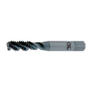 OSG Spiral Flute Tap: M10x1.50 Metric Coarse, 3 Flutes, Plug, 6H Class of Fit, High Speed Steel, elektraLUBE Coated 2-15/16" OAL, Right Hand Thread, D6, Series 143 1986602 - 65026106