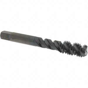 OSG Spiral Flute Tap: M12x1.75 Metric Coarse, 3 Flutes, Bottoming, 6H Class of Fit, High Speed Steel, Oxide Coated 3-3/8" OAL, Right Hand Thread 2988601 - 04622361
