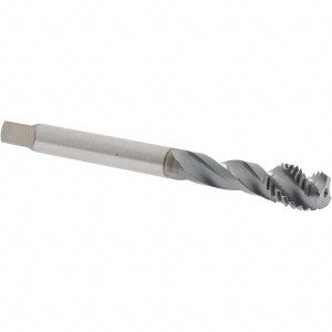 OSG Spiral Flute Tap: M12x1.75 Metric Coarse, 3 Flutes, Modified Bottoming, 6H Class of Fit, Powdered Metal, TICN Coated 14 mm Thread Length, 110 mm OAL, Right Hand Thread, D6, Series 16500 1650001708 - 92886563