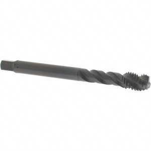 OSG Spiral Flute Tap: M12x1.75 Metric Coarse, 3 Flutes, Modified Bottoming, 6H Class of Fit, Vanadium High Speed Steel, Oxide Coated 110 mm OAL, Right Hand Thread 2292301 - 82393307