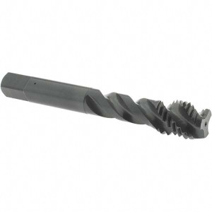 OSG Spiral Flute Tap: M14x2.00 Metric Coarse, 3 Flutes, Modified Bottoming, 6H Class of Fit, Vanadium High Speed Steel, Oxide Coated 3-19/32" OAL, Right Hand Thread, D7, Series 299 2992601 - 64048465