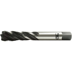 OSG Spiral Flute Tap: M16x2.00 Metric Coarse, 4 Flutes, Modified Bottoming, 6H Class of Fit, Vanadium High Speed Steel, Oxide Coated Right Hand Thread, D7, Series 13117 1311702501 - 68572163