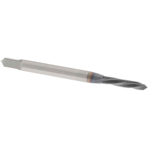 OSG Spiral Flute Tap: M2.5x0.45 Metric Coarse, 3 Flutes, Plug, 6H Class of Fit, Cobalt, Nitride Coated 1/2" Thread Length, 1-13/16" OAL, Right Hand Thread, D3, Series 13163 1316300108 - 70852934