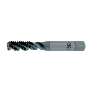 OSG Spiral Flute Tap: M3x0.50 Metric Coarse, 2 Flutes, Bottoming, 6H Class of Fit, High Speed Steel, TIN Coated 1-15/16" OAL, Right Hand Thread 2988005 - 04622197