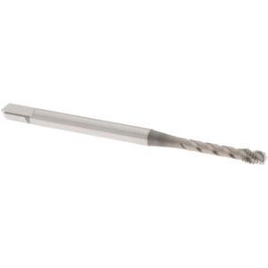 OSG Spiral Flute Tap: M3x0.50 Metric Coarse, 3 Flutes, Modified Bottoming, 6H Class of Fit, Vanadium High Speed Steel, Nitride Coated 5/8" Thread Length, 1-15/16" OAL, Right Hand Thread, D3, Series 13119 1311900103 - 70866322