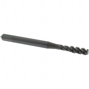 OSG Spiral Flute Tap: M4x0.70 Metric Coarse, 3 Flutes, Bottoming, 6H Class of Fit, High Speed Steel, Oxide Coated 2-1/8" OAL, Right Hand Thread 2988101 - 04622213