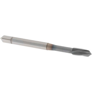 OSG Spiral Flute Tap: M5x0.80 Metric Coarse, 3 Flutes, Plug, 6H Class of Fit, Cobalt, Nitride Coated 7/8" Thread Length, 2-3/8" OAL, Right Hand Thread, D4, Series 13163 1316300408 - 70852959