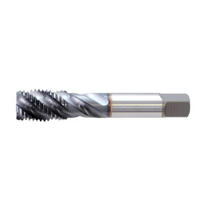 OSG Spiral Flute Tap: M6x0.75 Metric Fine, 3 Flutes, Modified Bottoming, 6H Class of Fit, Powdered Metal, TICN Coated 8 mm Thread Length, 80 mm OAL, Right Hand Thread, D4, Series 16500 1650000708 - 92886415